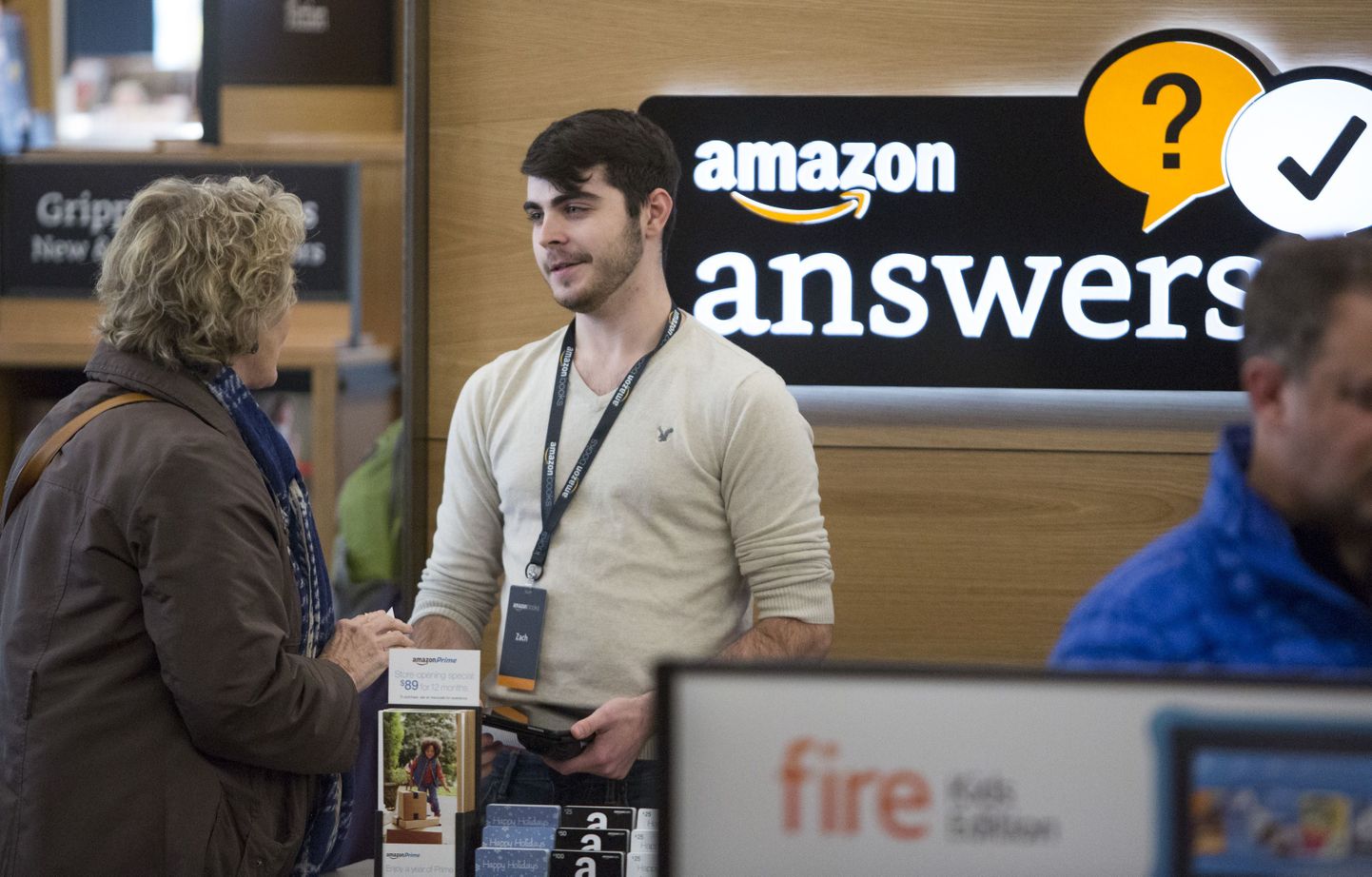 Amazoni esimene raamatupood Seattle's, mis avati mullu novembris.