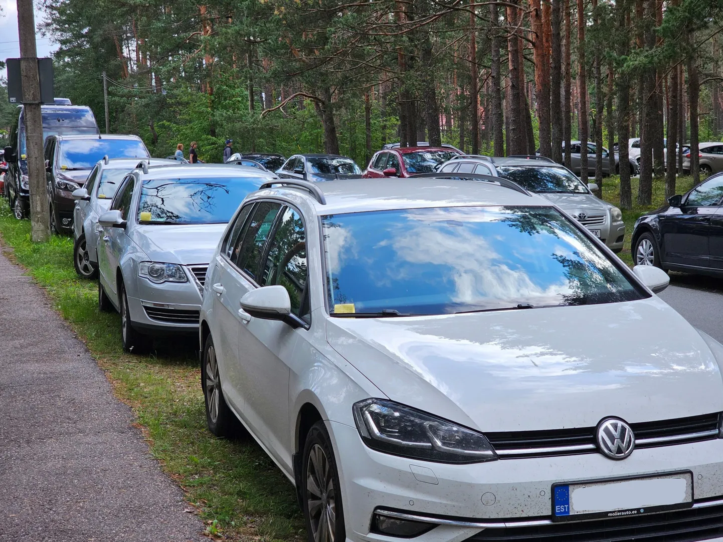 Trahvi saanud autod.