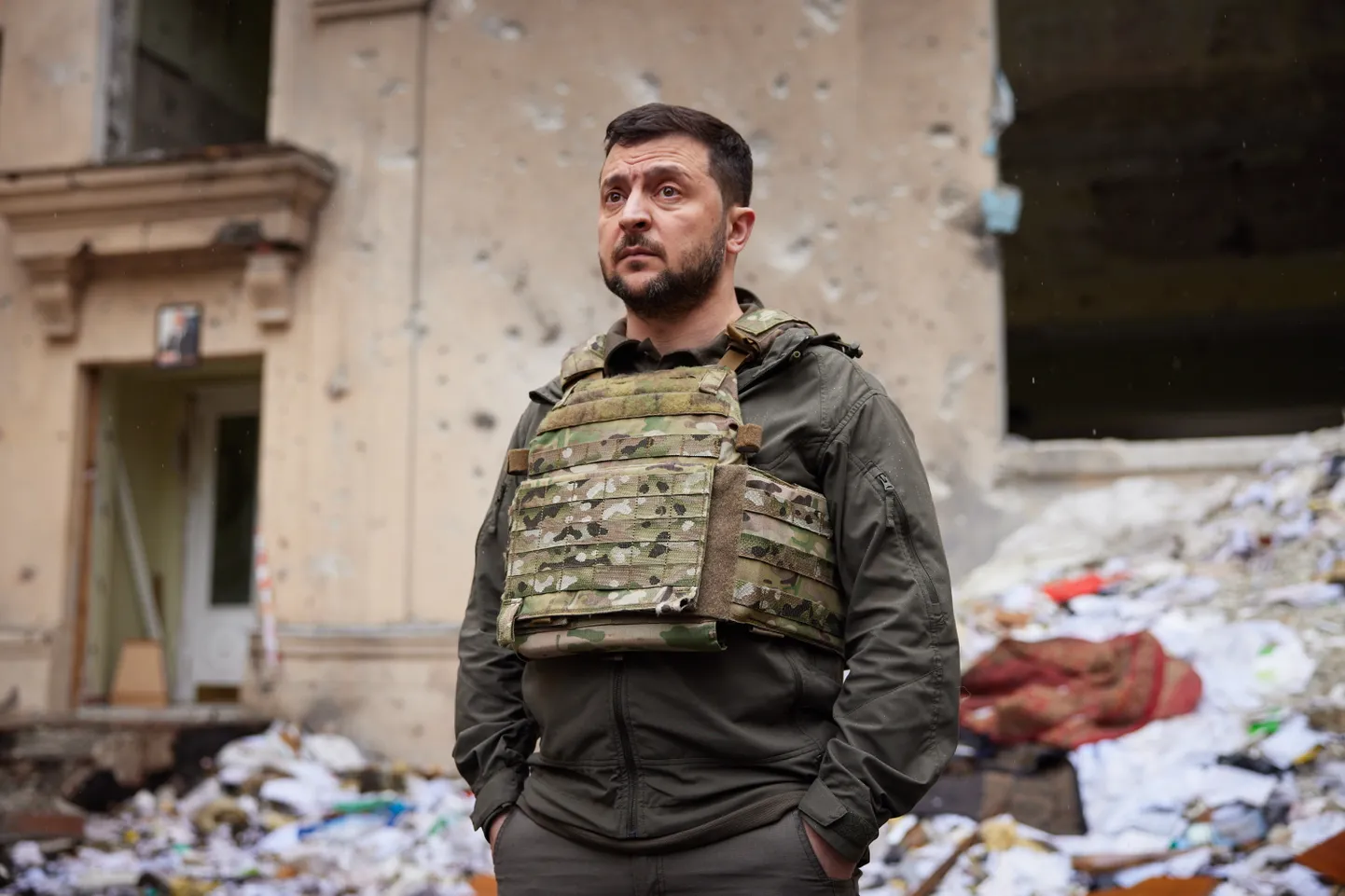 Владимир Зеленский впервые с начала войны посетил Харьковскую область