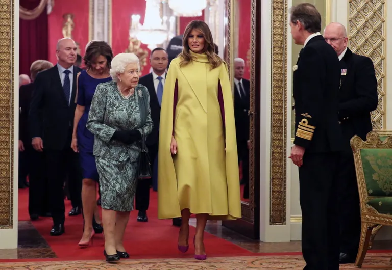 Kuninganna Elizabeth II ja Melania Trump