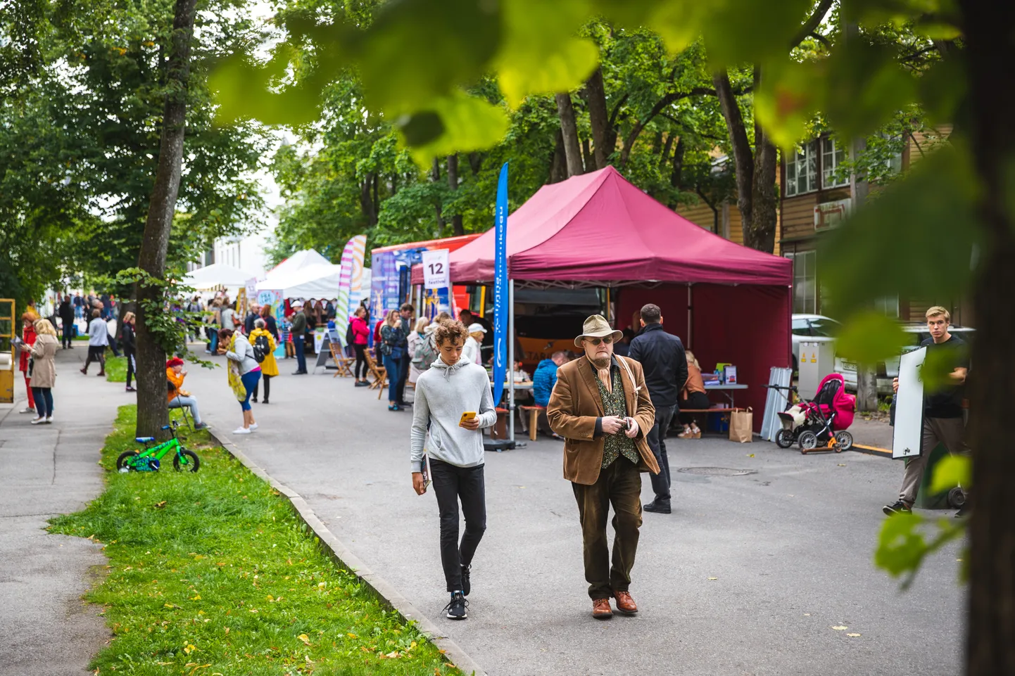 Kirjandustänava festival 2020. aastal.