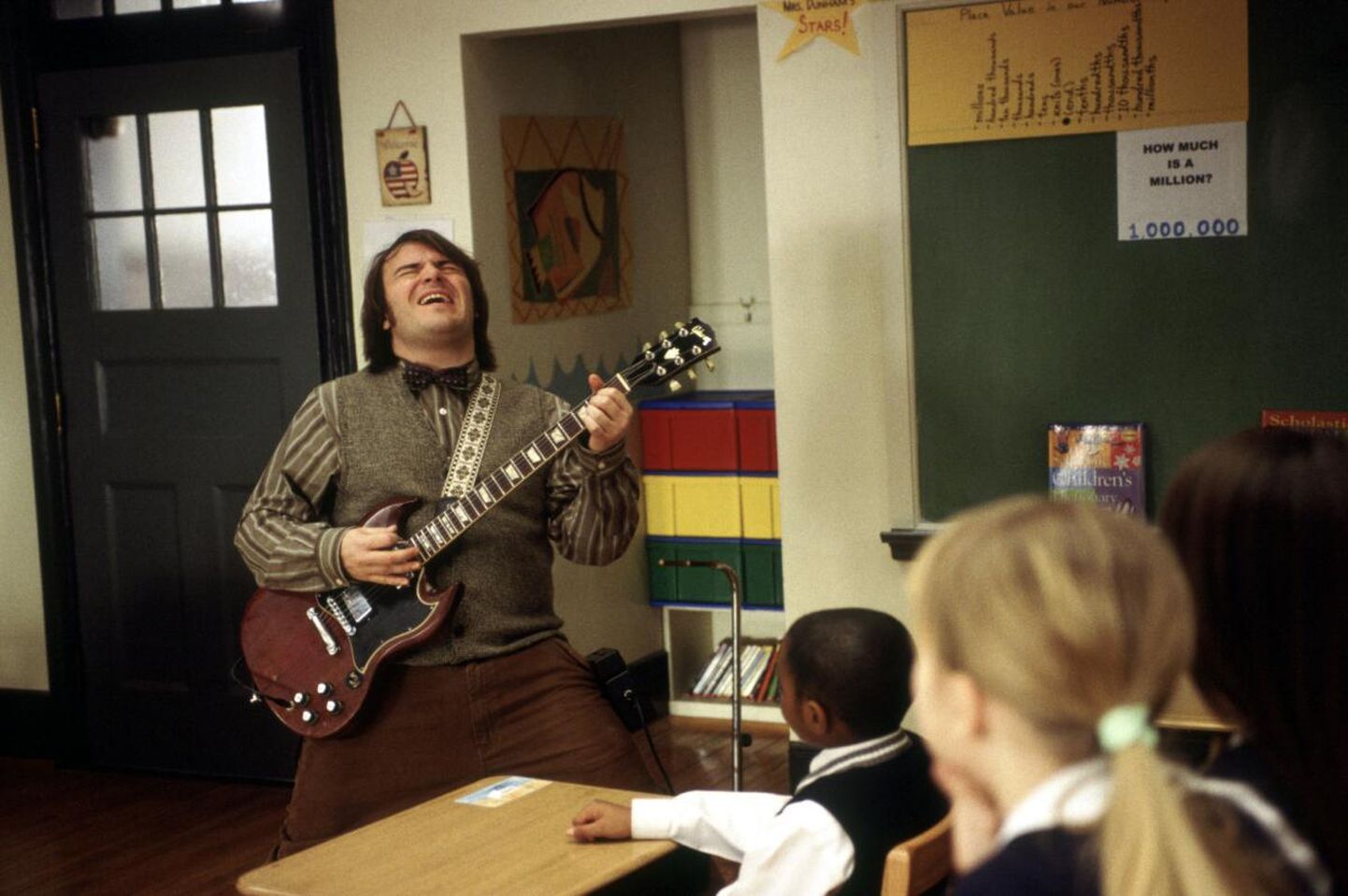 Jack Black filmis «School of Rock»