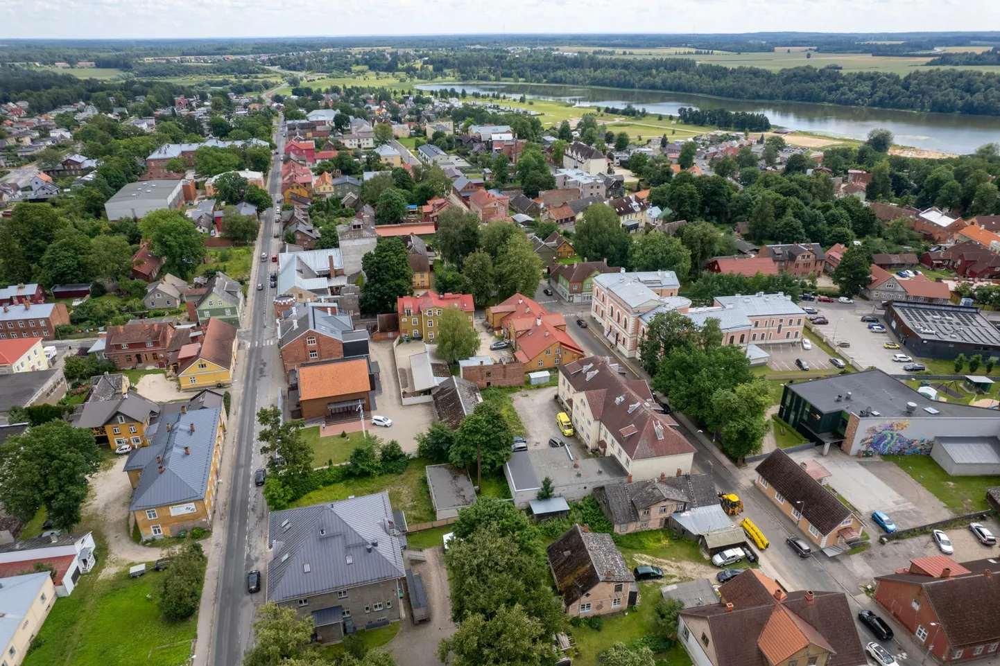 Viljandi linn. Pilt on illustratiivne.