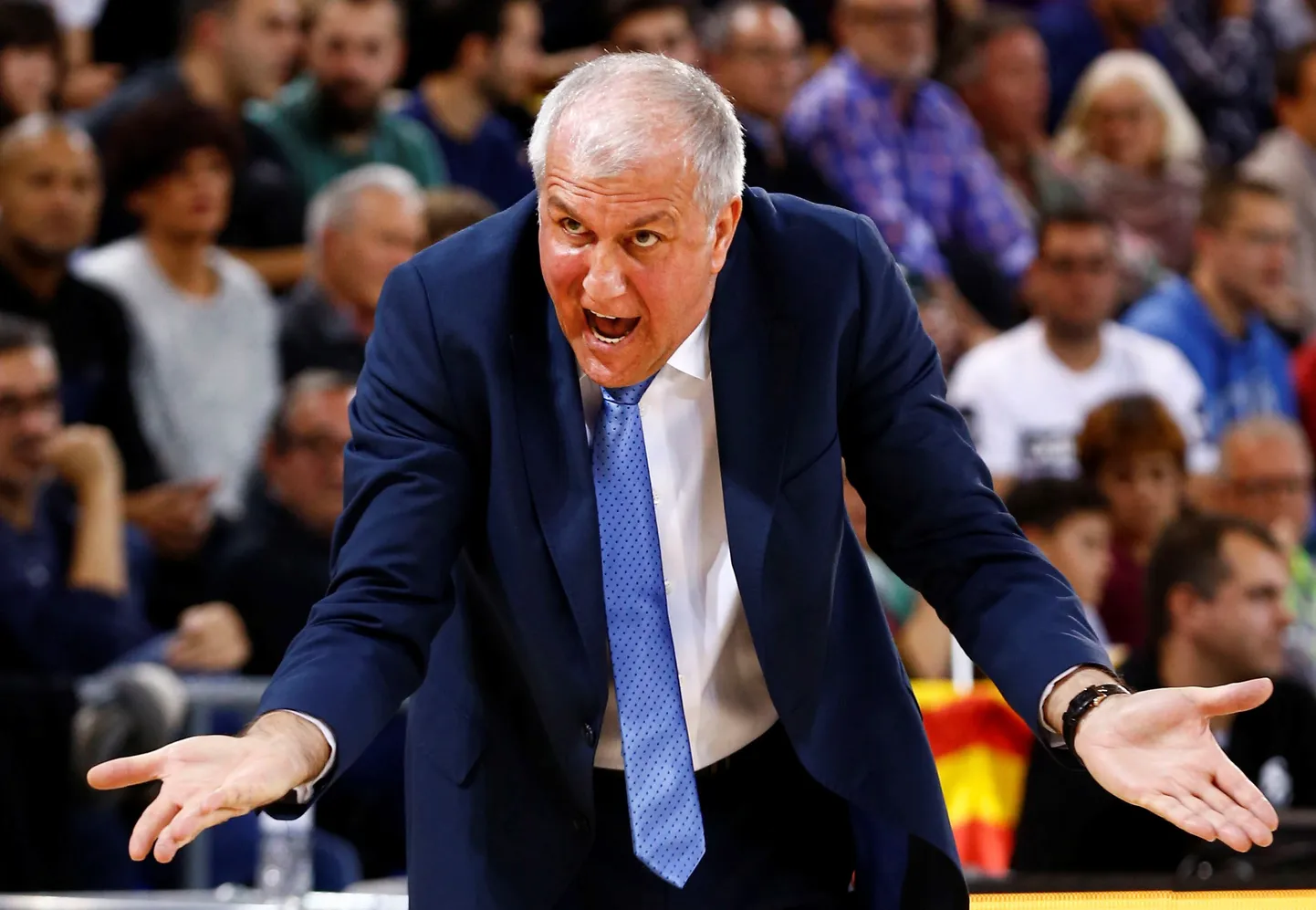 Željko Obradovic ei hoia mängude ajal tundeid vaka all.