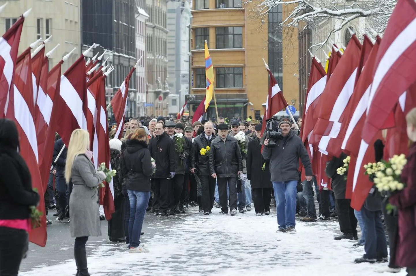 Марш латвийских легионеров.