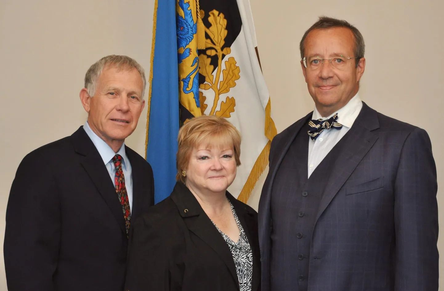 Judy ja Dennis Shepard kohtumas president Toomas Hendrik Ilvesega.