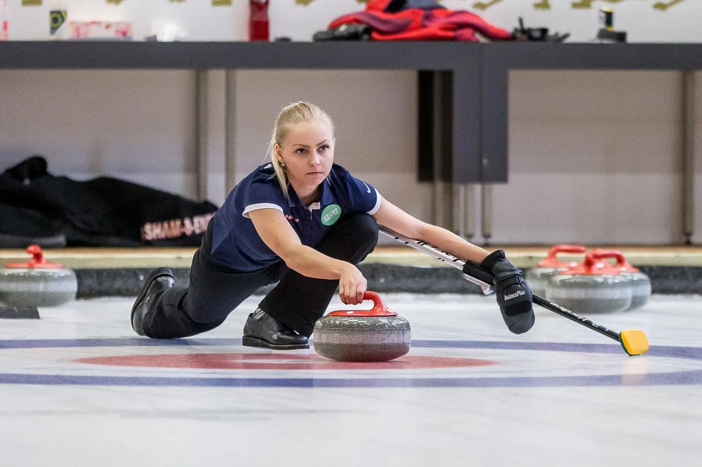 Eesti kurlingunaiskonna kapten Marie Turmann.