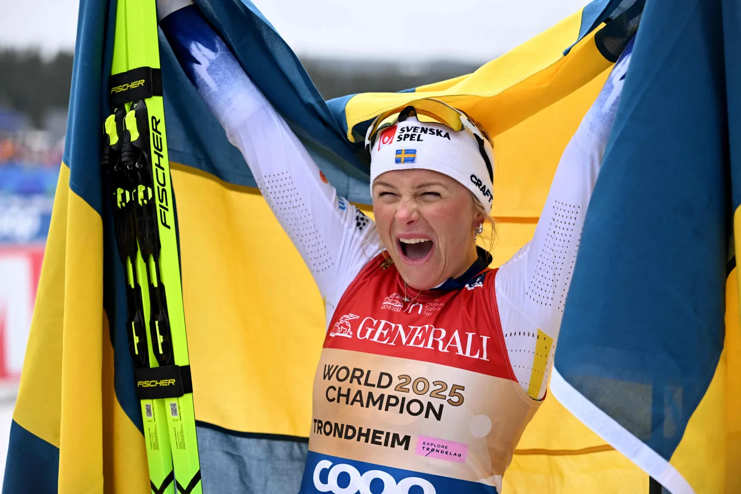 Rootsi murdmaasuusataja Frida Karlsson.
