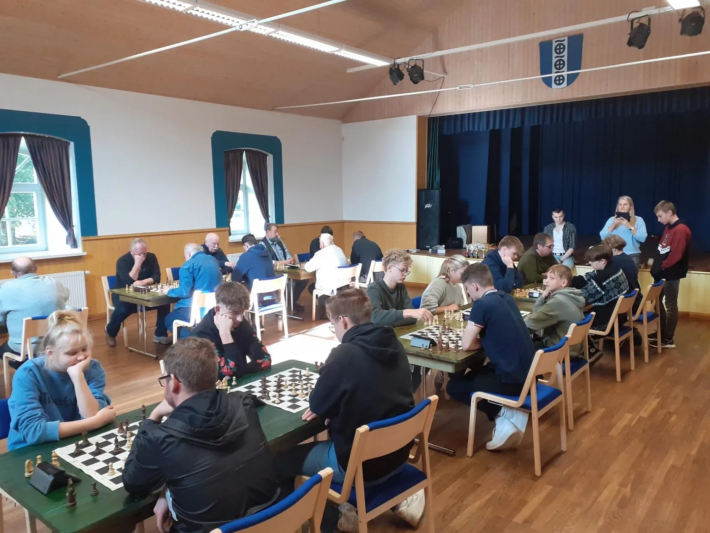 Viru-Nigula rahvamajas olid võistlustules ligi 30 maletajat.