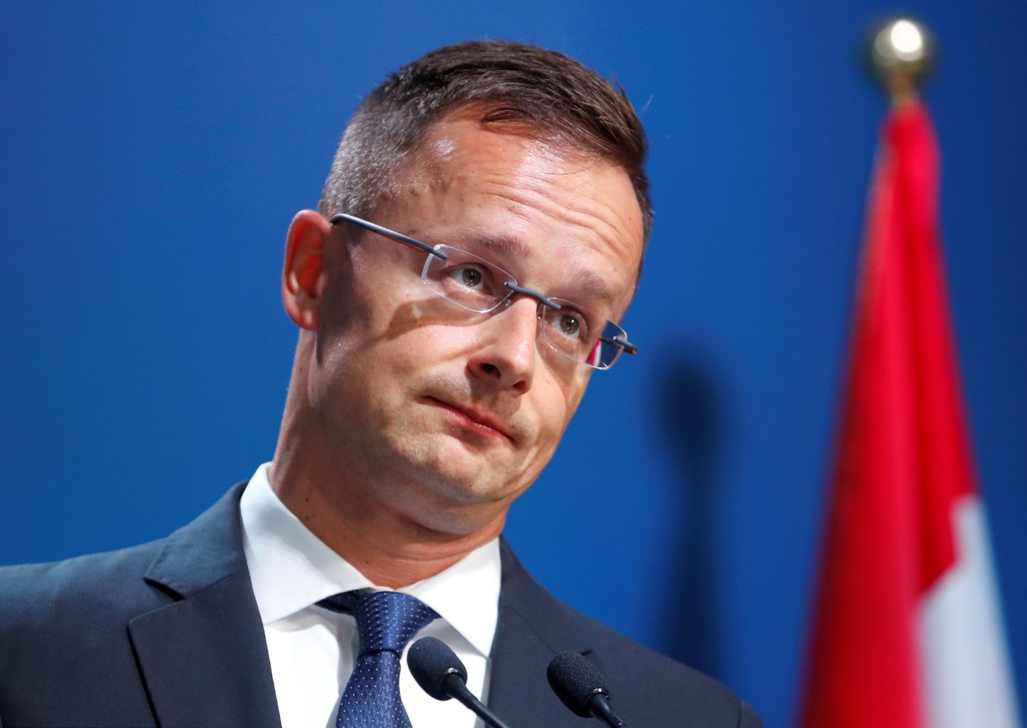 Ungārijas ārlietu ministrs Pēters Sījārto