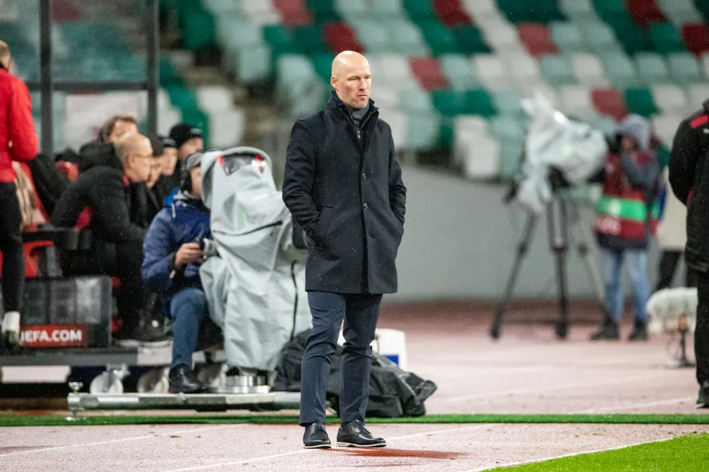 Eesti vs Valgevene Minskis, Dinamo staadionil.