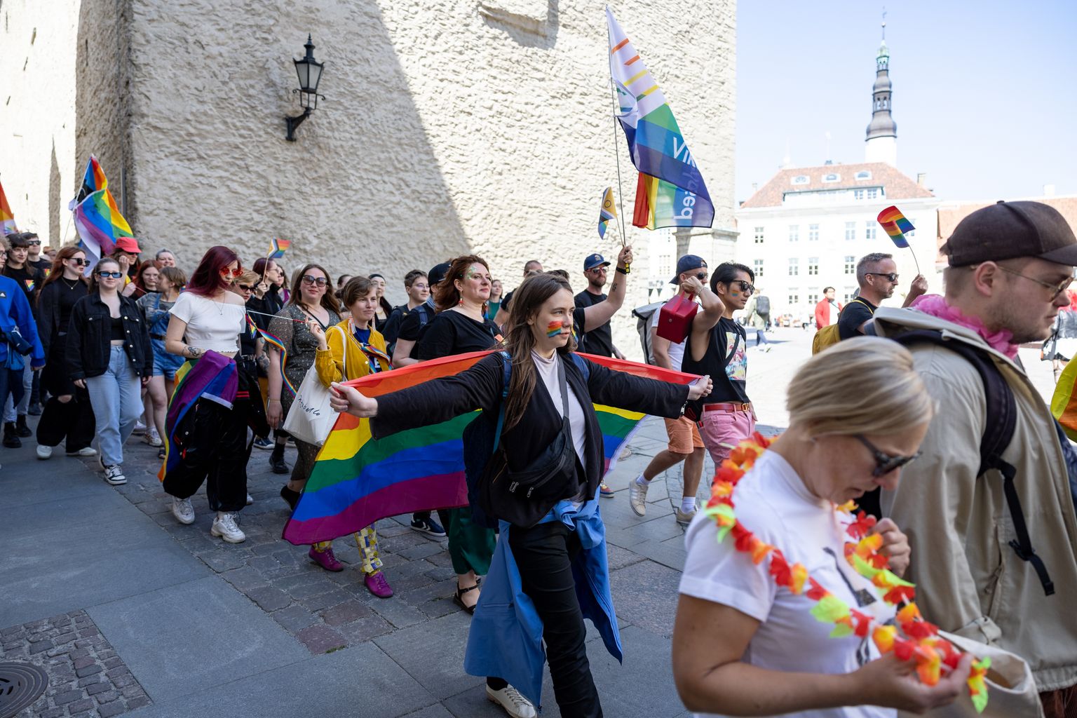 Baltic Pride 2023 rongkäik Tallinnas.