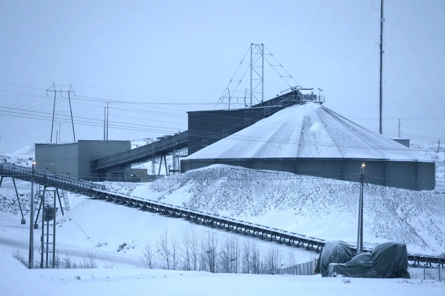 Talvivaara niklikaevandus Sotkamos Põhja-Soomes.