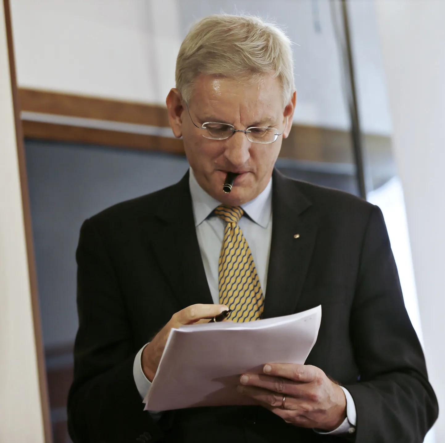 "Olen väga meelitatud, et mind on palutud Washington Posti uueks kolumnistiks," märkis Carl Bildt.