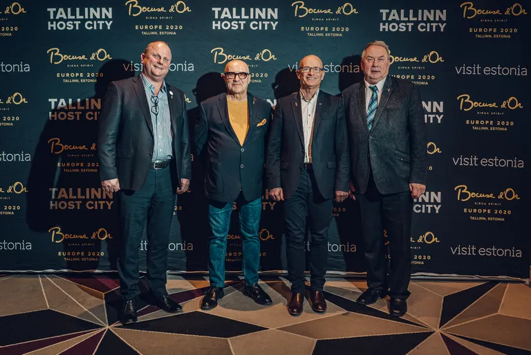 Margus Samel, Dimitri Demjanov, Florent Suplisson ja Aivar Riisalu