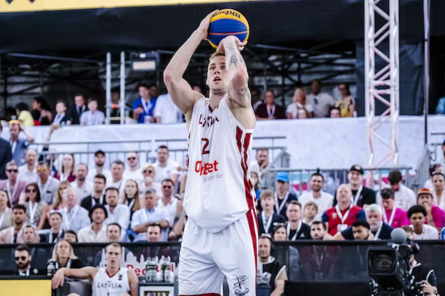 Latvijas 3x3 basketbolists Kārlis Pauls Lasmanis
