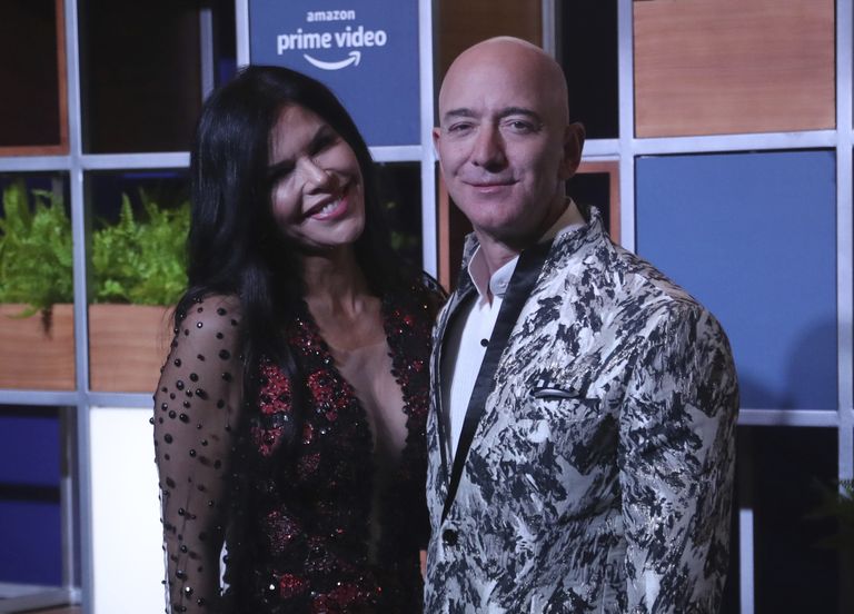 Jeff Bezos ja Lauren Sanchez jaanuaris 2020.