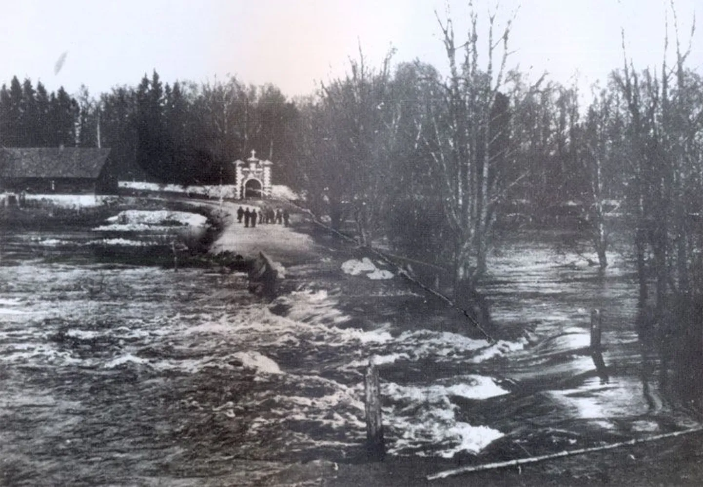 Наводнение в Пылва. 23 апреля 1931 года.