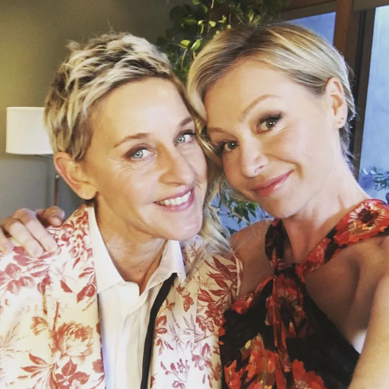 Ellen DeGeneres ja Portia de Rossi. Xposure