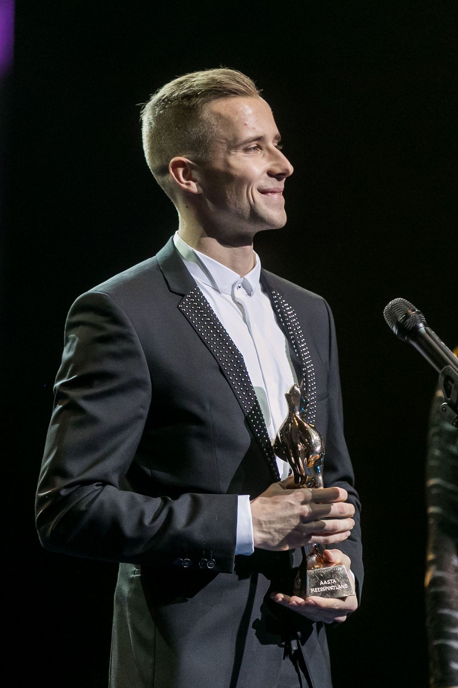 Eesti spordiaasta tähtede gala 2016, kui aasta meessportlase Kristjani pälvis Rasmus Mägi.