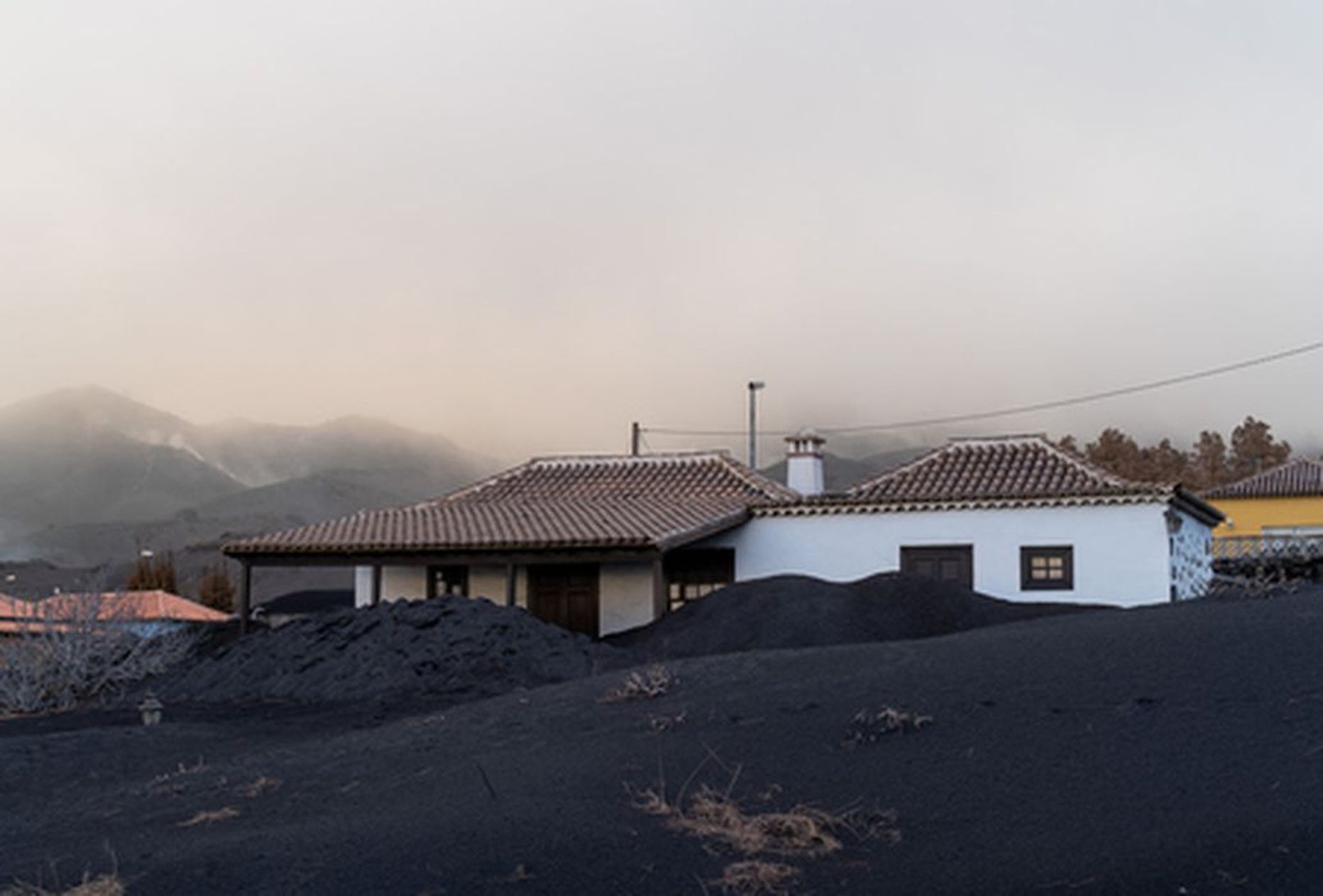 La Palma saar pärast vulkaanipurset.