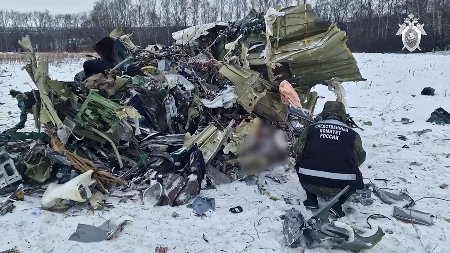 Обломки Ил-76 под Белгородом