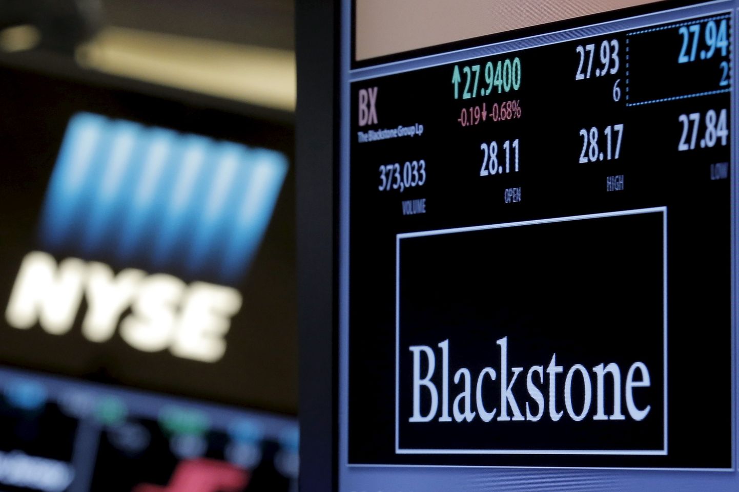 Blackstone'i tikker New Yorgi börsil