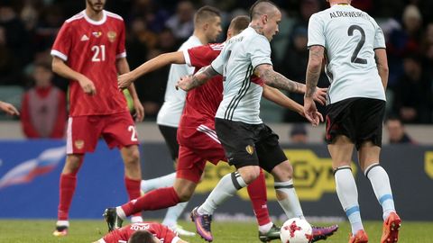 Сборная России по футболу сыграла вничью с Бельгией в товарищеском матче