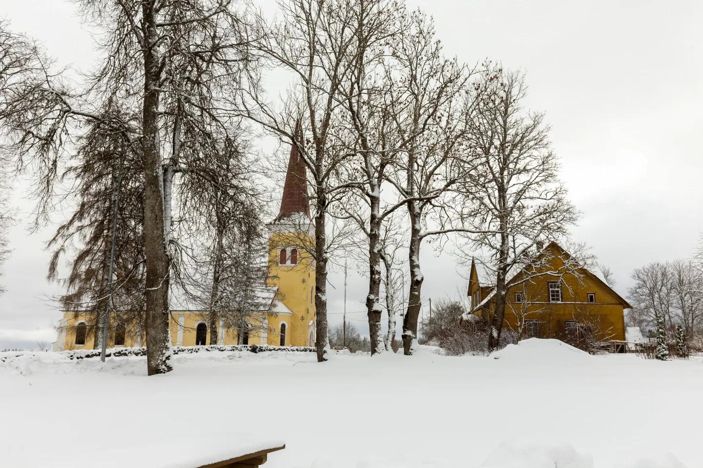 Kõpu kirik Põhja-Sakala vallas. Pilt on illustratiivne.