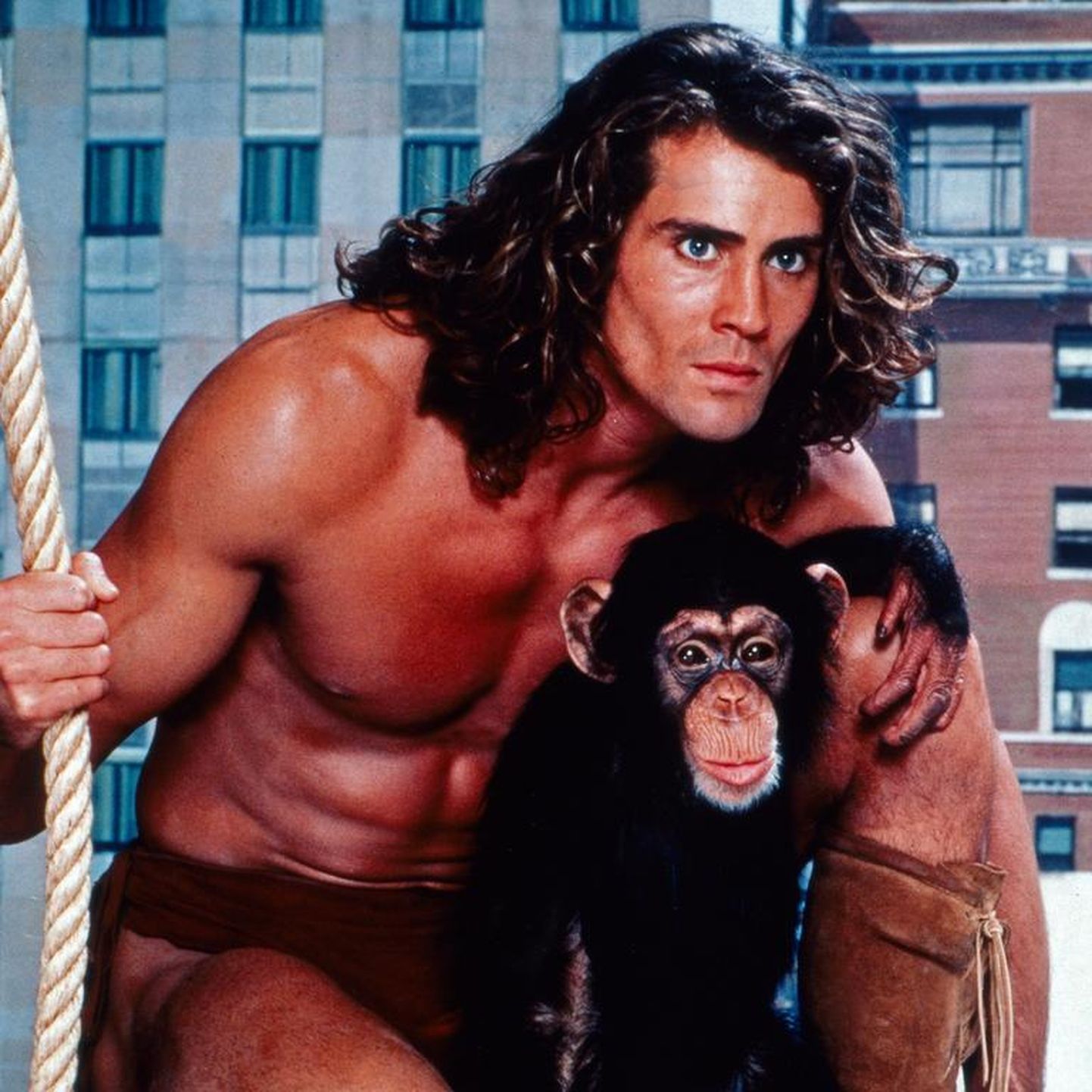 Hukkunud Joe Lara filmis "Tarzan in Manhattan" (1989)