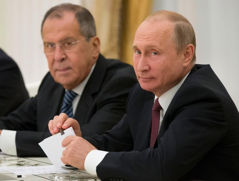 Vanad sõbrad Sergei Lavrov ja Vladimir Putin.