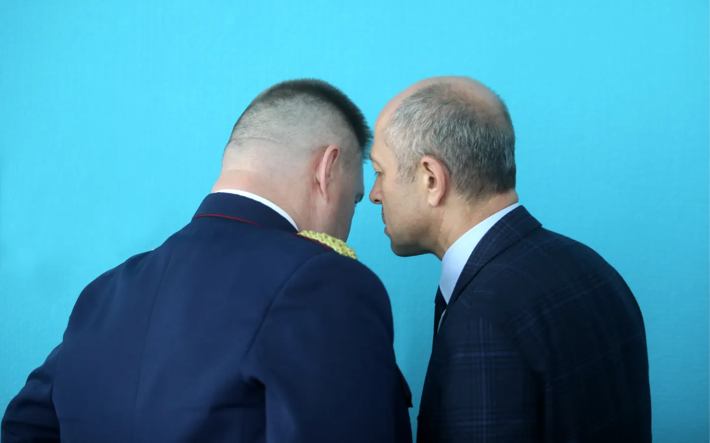 Интс Кюзис и Олег Буров