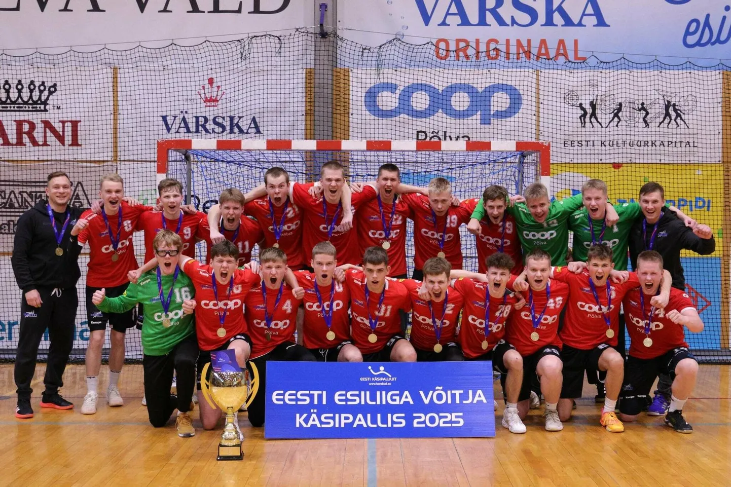 Kuldmedali nimel võitlema tulnud Coop Põlva tuligi võitjaks.
