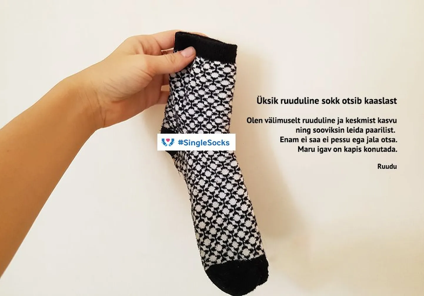 See ei ole aprillinali! Üksikud sokid said oma tutvumisportaali