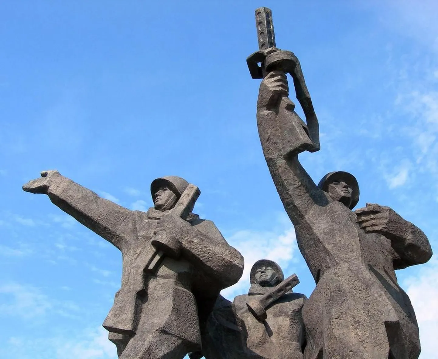 Nõukogude vägedele pühendatud võidumonument Riias..