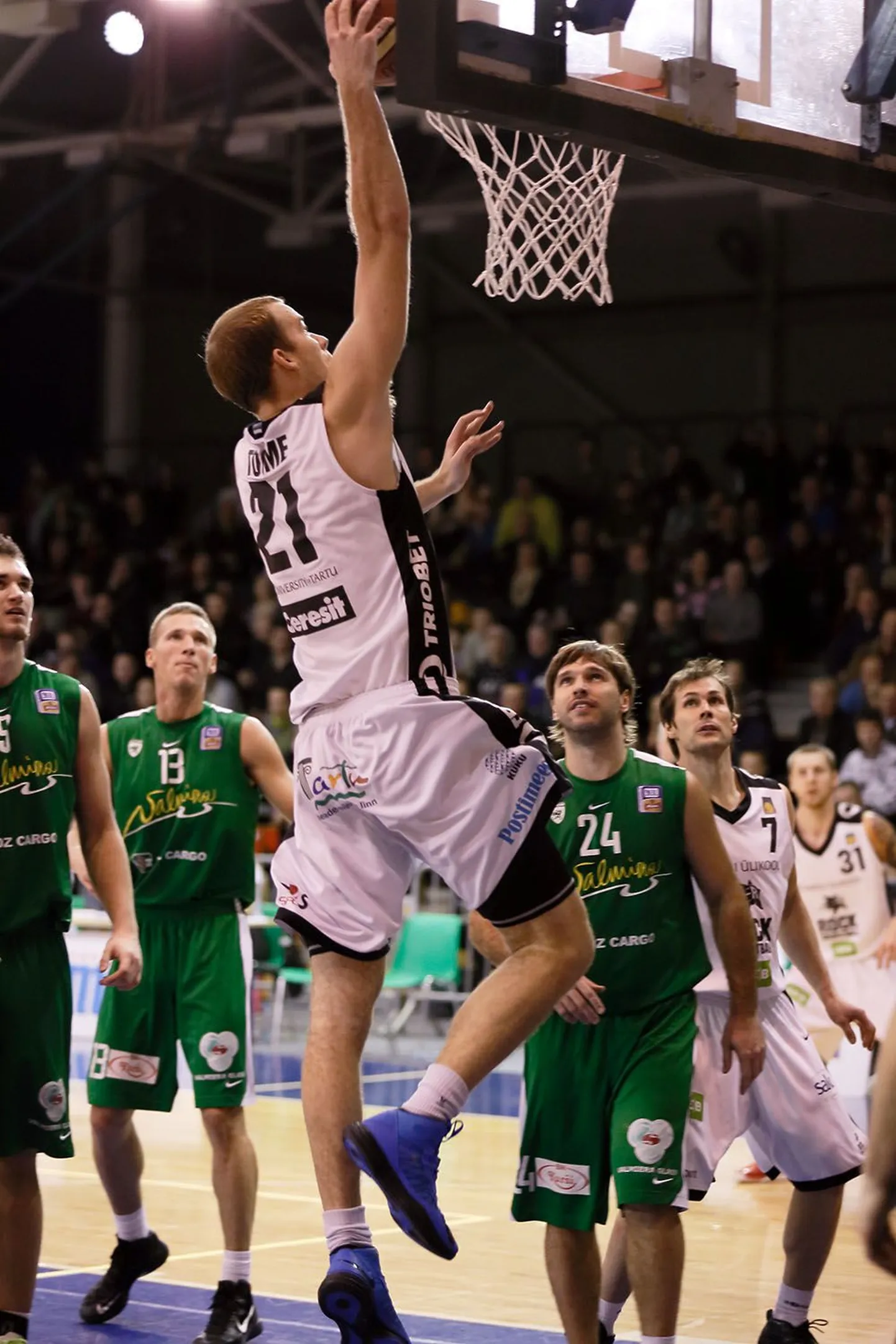 TÜ/Rock võitis 25. jaanuaril BBL kodumängus Valmierat 69:62.