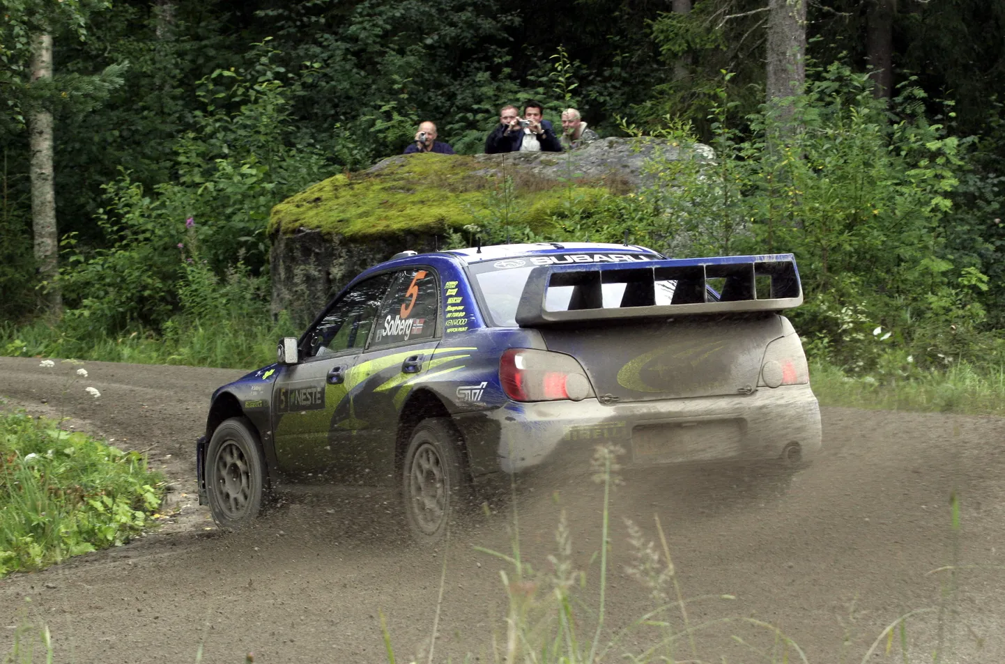 Petter Solberg Some MM-rallil 2005. aastal.