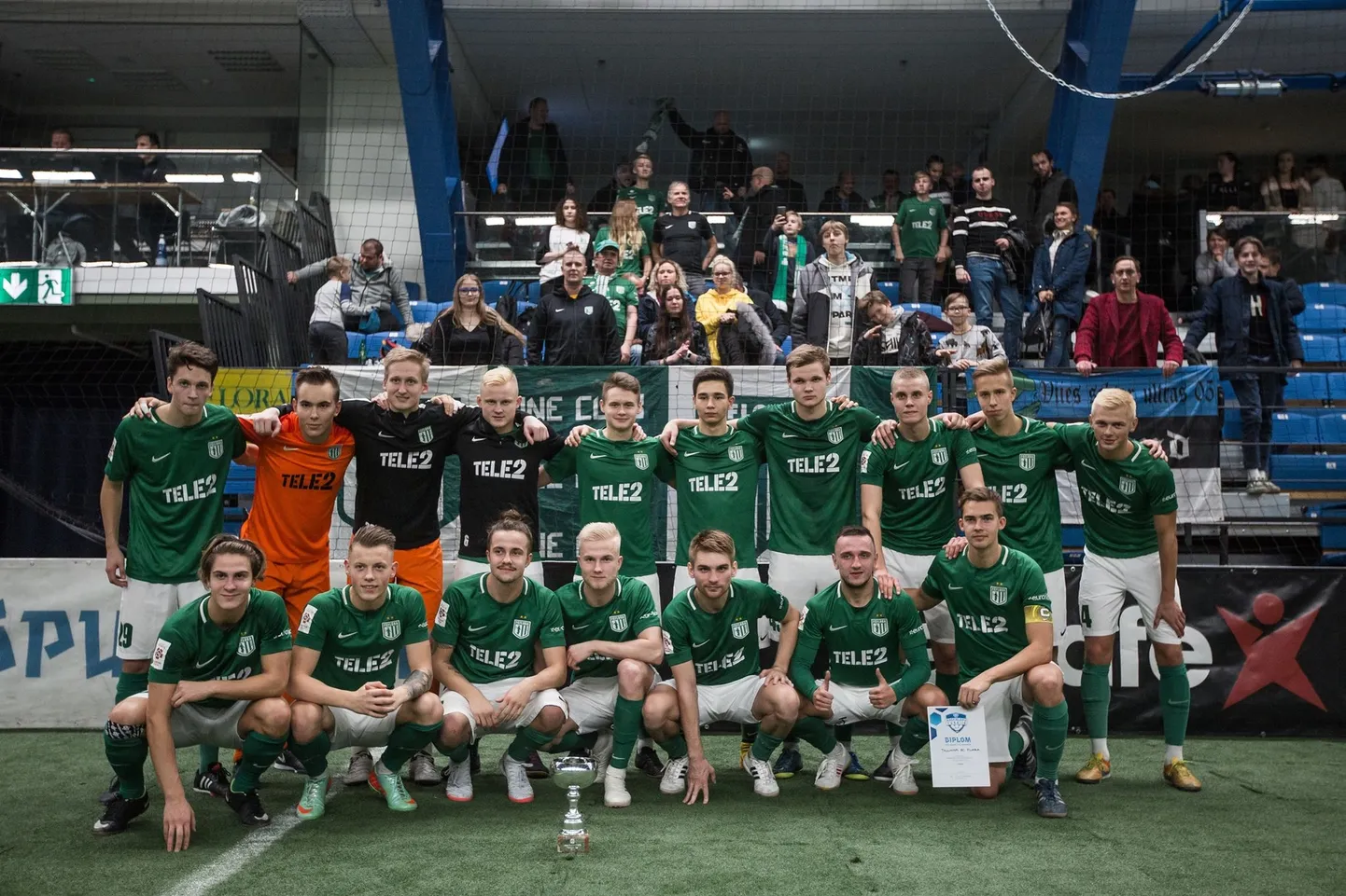 Aastalõputurniiril võidutses Flora meeskond.