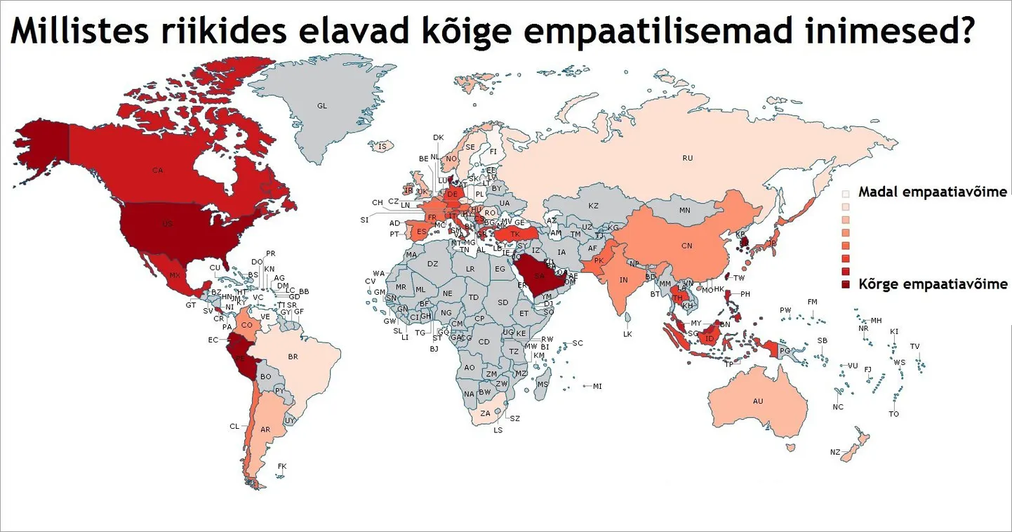 Hallid alad on riigid, mille kohta ei jagunud piisavalt andmeid.