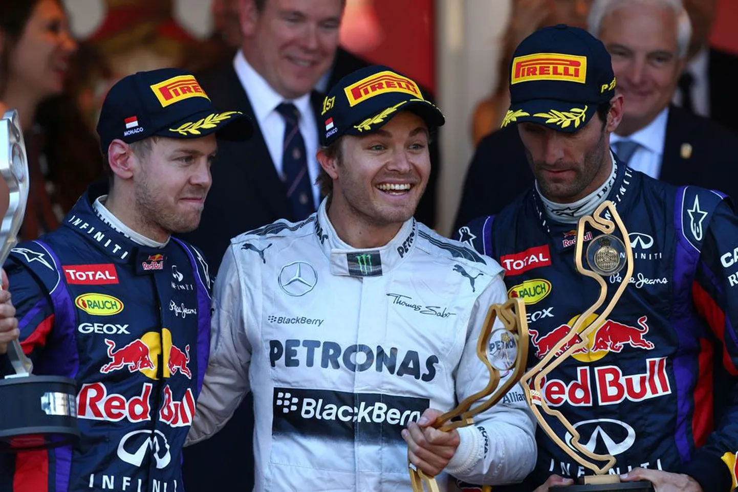 Nico Rosberg võitis esmakordselt Monaco GP.