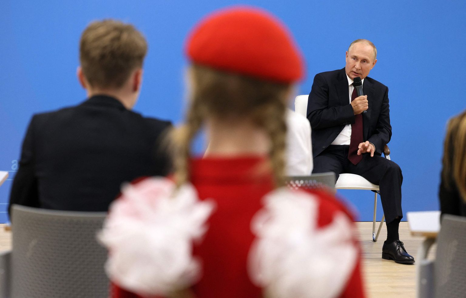 Владимир Путин во время посещения Калининграда