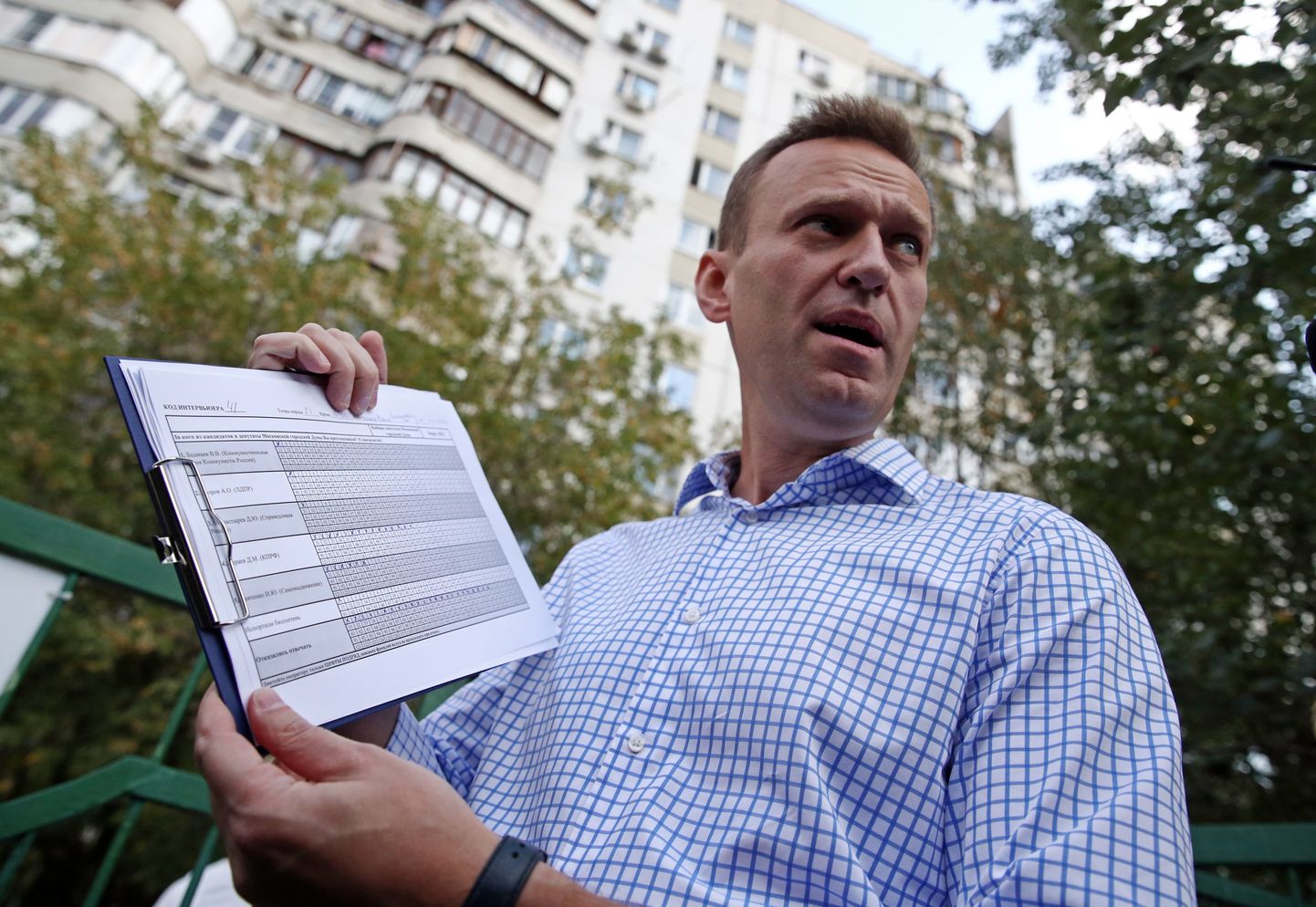 Venemaa opositsiooniliider Aleksei Navalnõi mullu sügisel Moskvas.