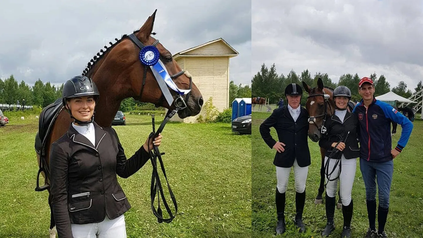 Kaire Kalm ja Cavalier Venemaal Planernaya rahvusvahelisel CCI4*-S võistlusel.