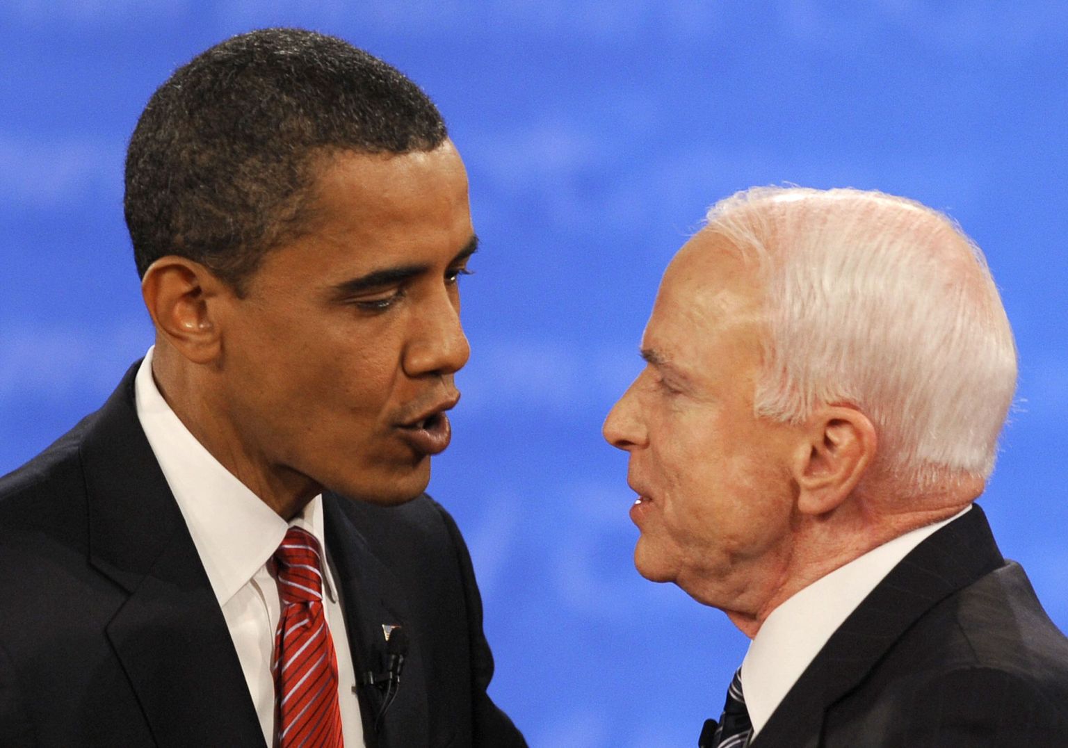 Barack Obama ja John McCain.