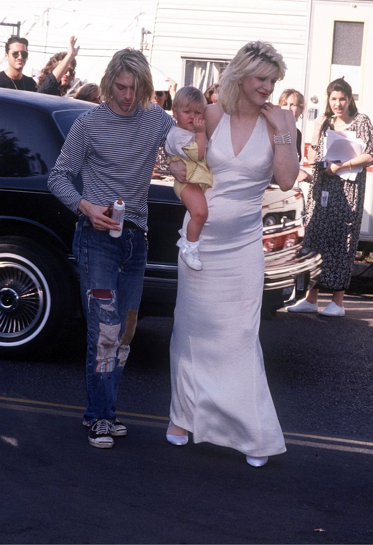 Kurt Cobain, Courtney Love ja Frances Bean Cobain (1993)