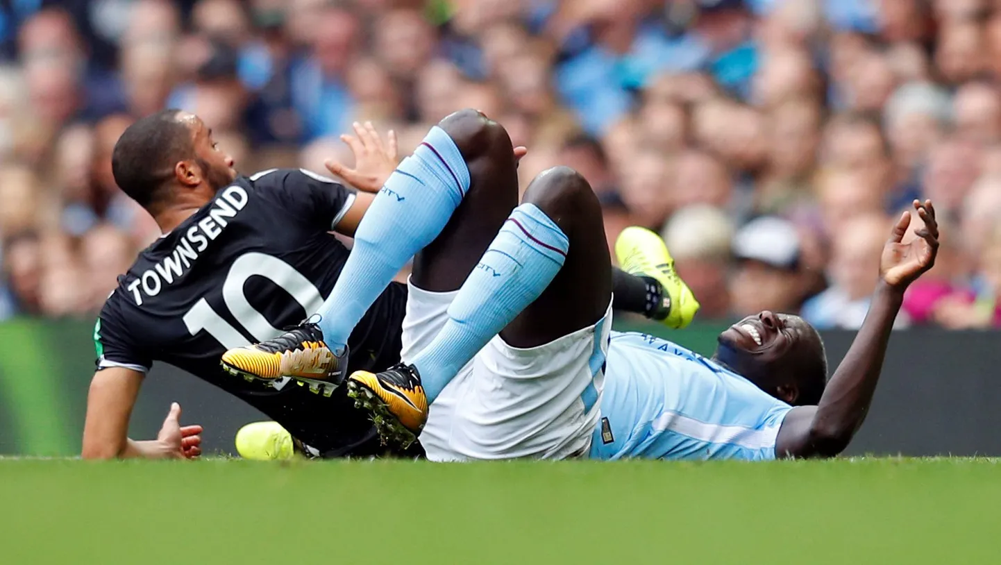 Benjamin Mendy (paremal) peab pidama pika vigastuspausi.