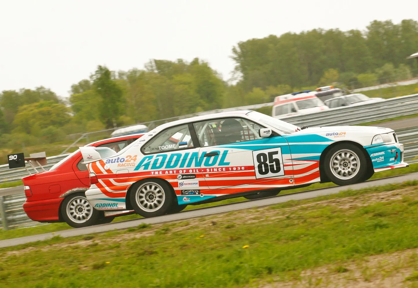 Koit Toome autoga nr. 85.