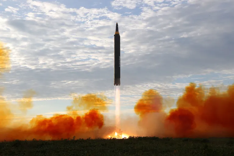 Põhja-Korea raketikatsetus.