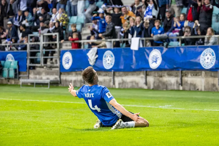 Mattias Käit lõi Eesti ainsa värava.