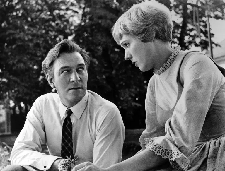 Christopher Plummer ja Julie Andrews filmi «Helisev muusika» võtetel